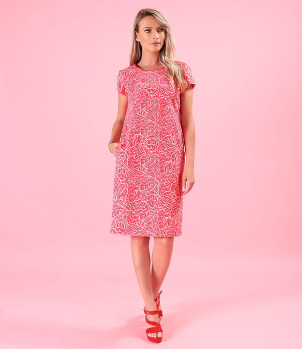 Rochie lejera cu in imprimata cu motive florale