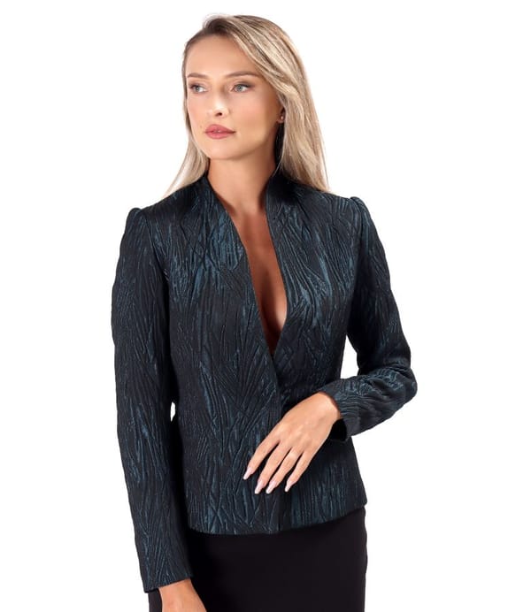 Sacou elegant din brocart versatil