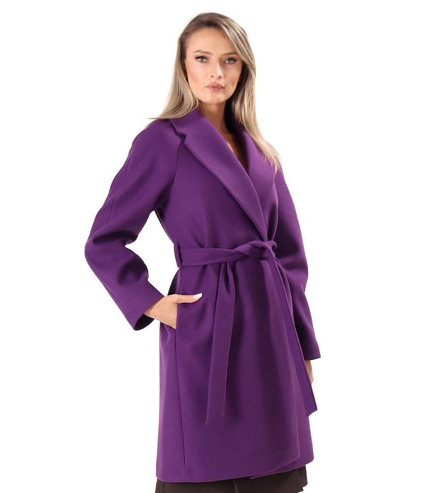 Pardesiu lejer din stofa groasa cu lana