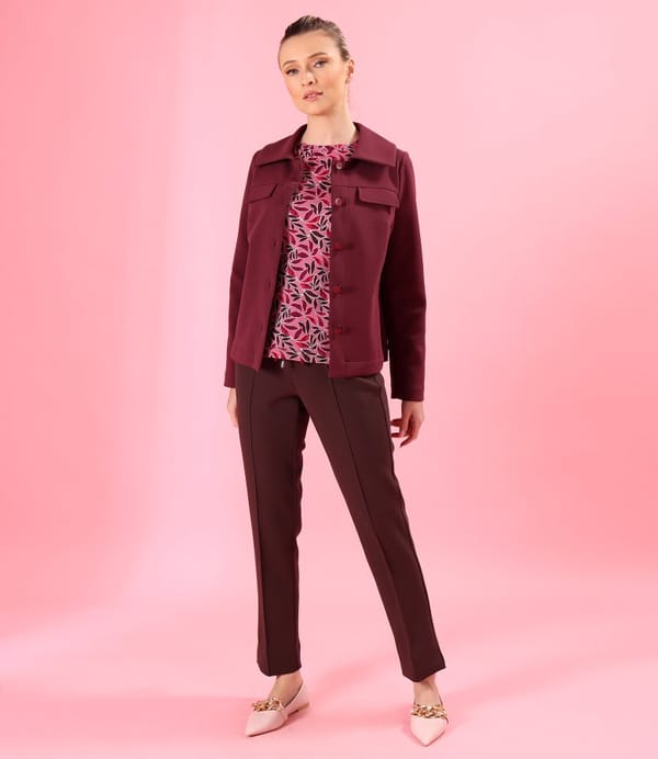 Sacou din stofa elastica cu bumbac