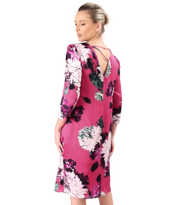 Rochie lejera din matase naturala cu decolteu la spate