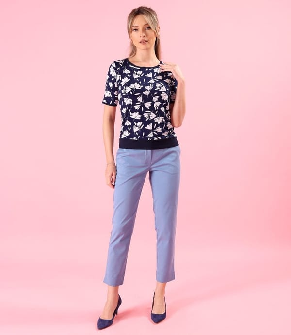 Bluza din jerse elastic cu print cauciucat in relief