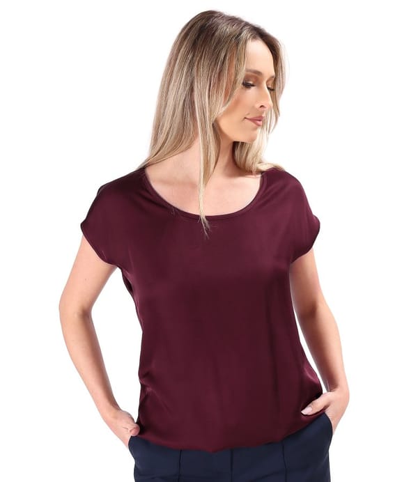 Bluza eleganta lejera din viscoza satinata