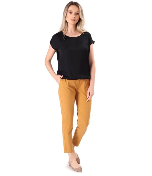 Bluza eleganta lejera din viscoza satinata