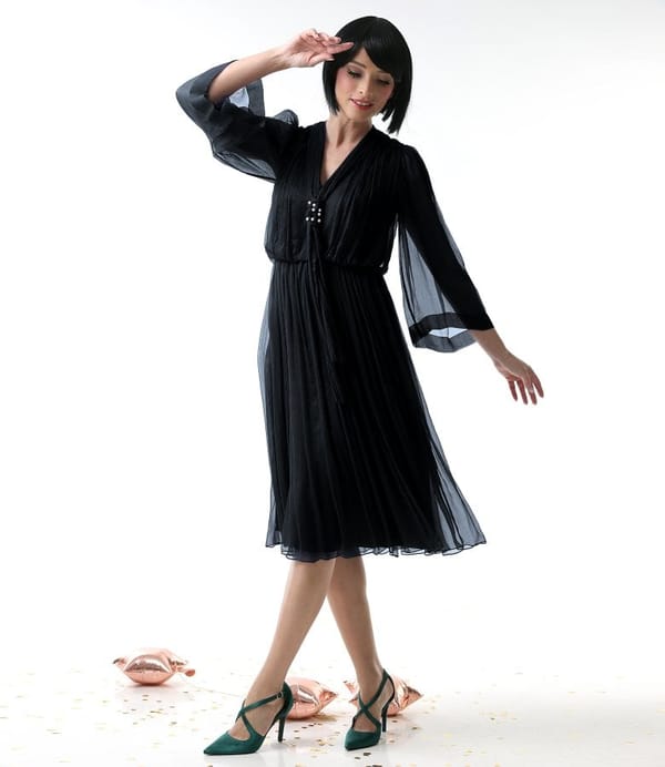 Rochie de seara din voal de matase naturala