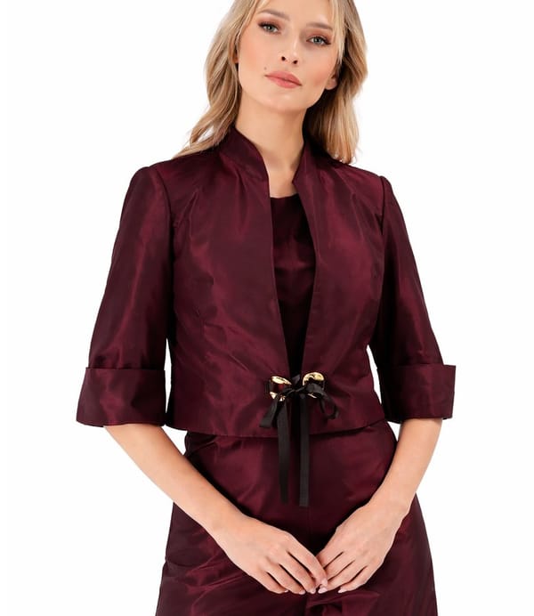 Bolero elegant din tafta
