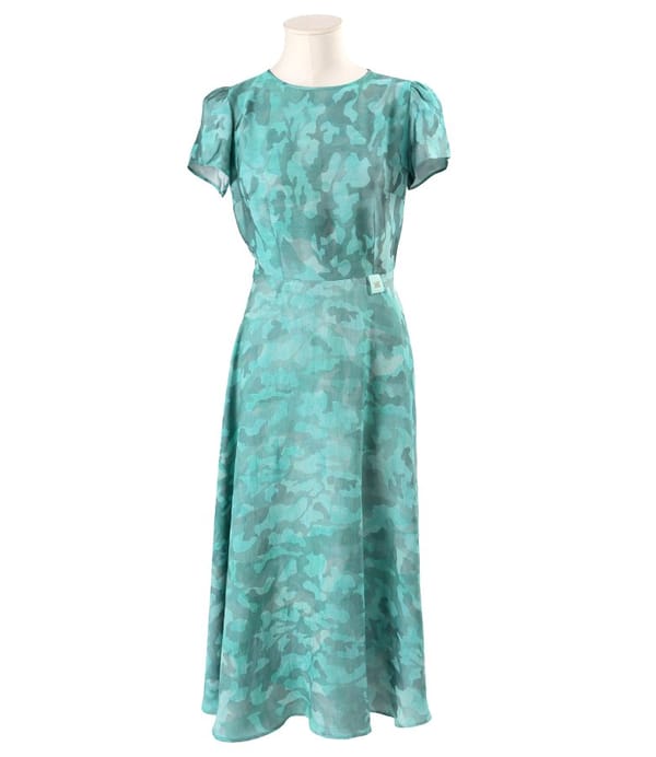 Rochie midi eleganta din viscoza imprimata