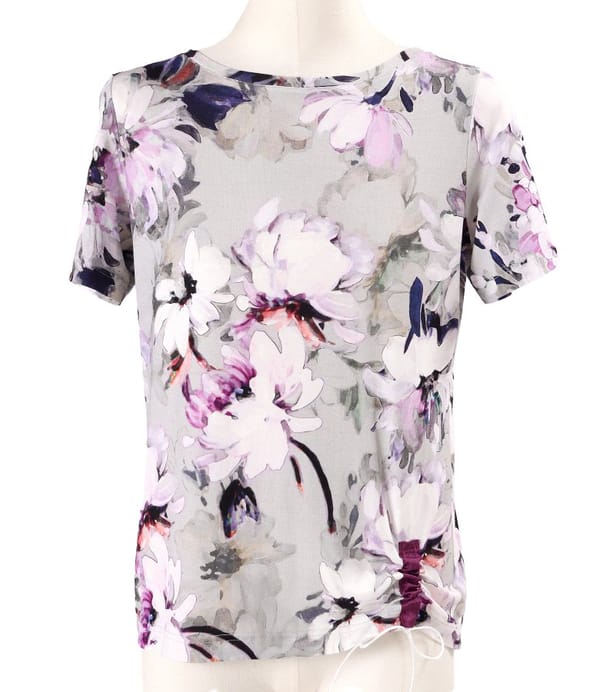 Bluza din jerse elastic cu snur in partea de jos