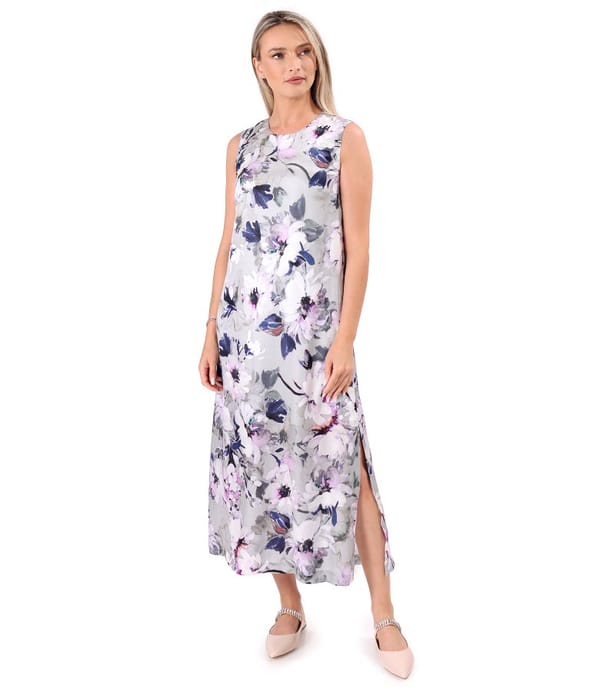 Rochie eleganta lunga din viscoza cu matase naturala