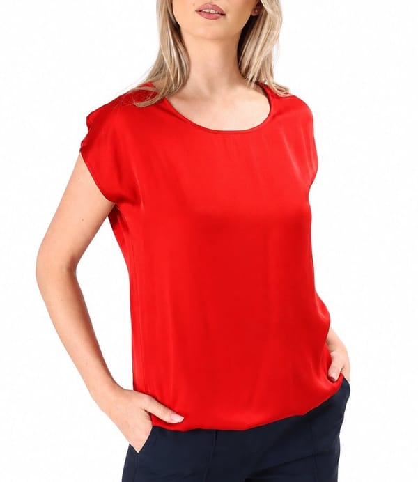 Bluza eleganta lejera din viscoza satinata