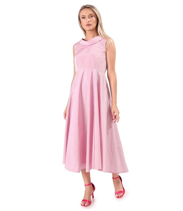 Rochie de cocktail din tafta subtire