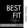 BEST FIT Nature - Exclusive Print - Elastic cotton