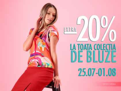 Cadou 20% la toata colectia de bluze