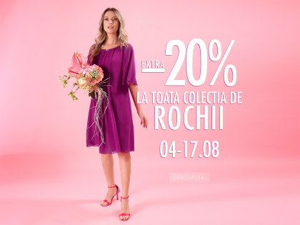 Cadou 20% la toata colectia de rochii