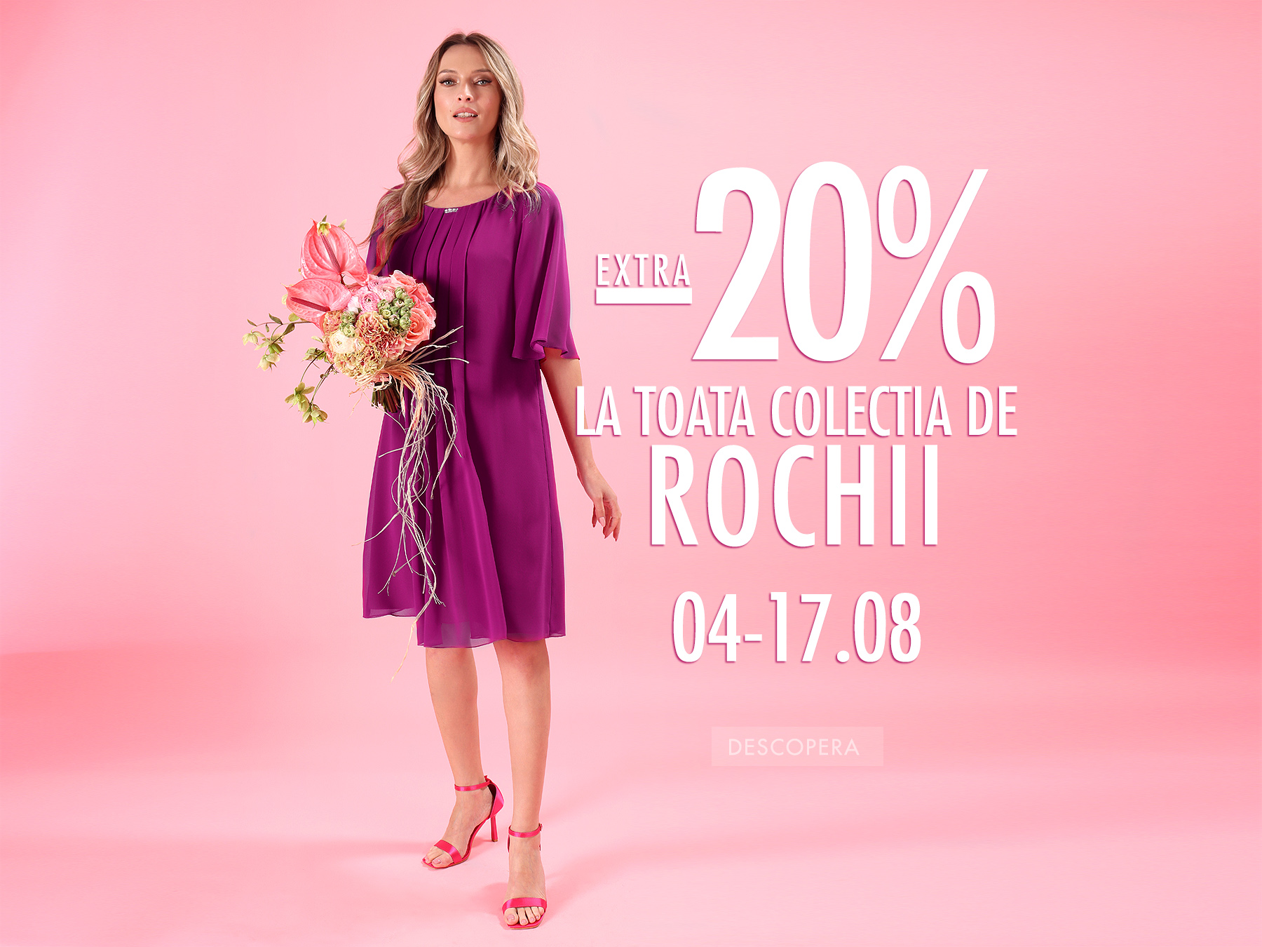 Cadou 20% la toata colectia de rochii