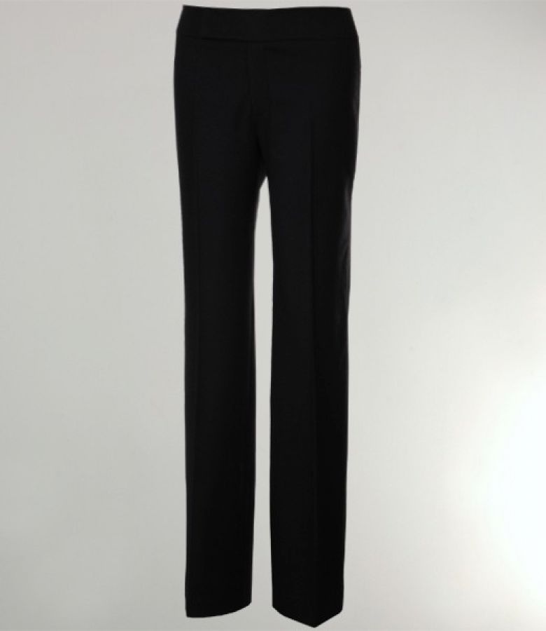 Pantaloni stofa neagra lana