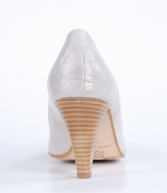 Pantofi Letizia Ferrari din piele gri S725