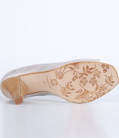 Pantofi Letizia Ferrari din piele gri S725