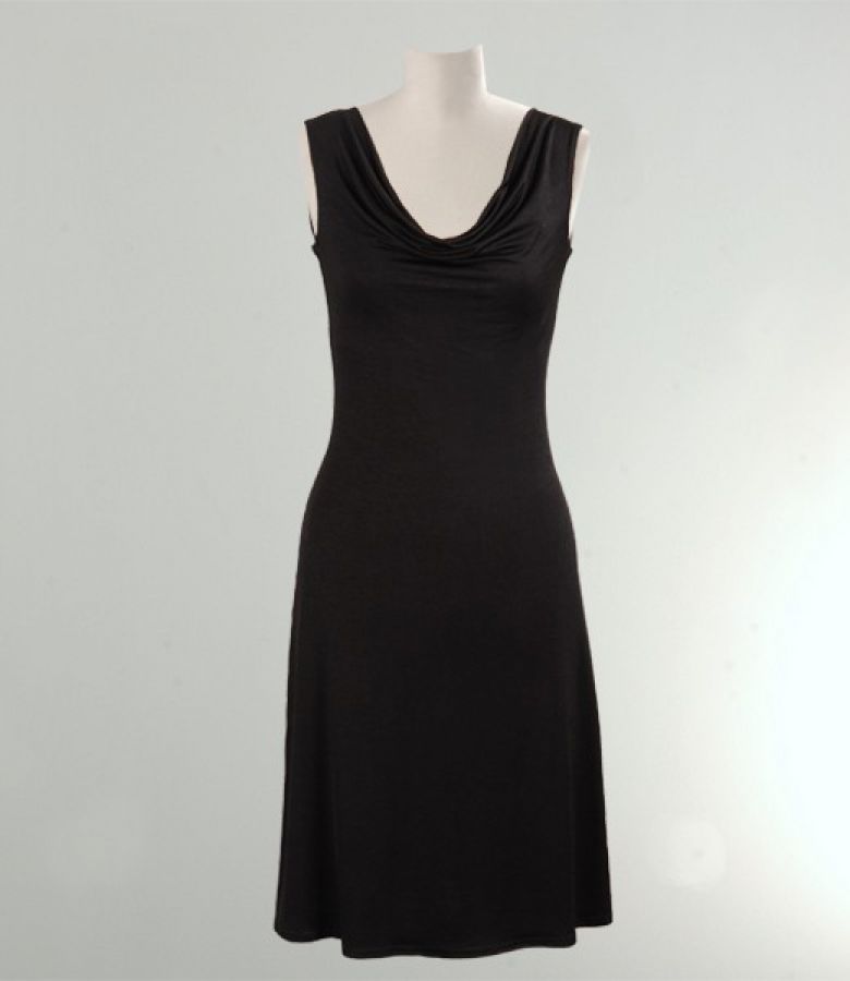 Rochie de viscoza cu falduri