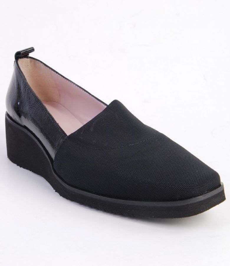 Pantofi Elisa Melli din piele neagra AZ721