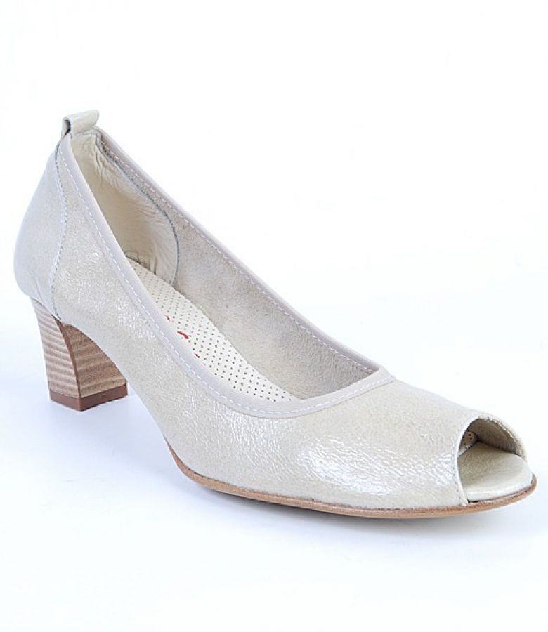 Pantofi Astore din piele lacuita grej S44E