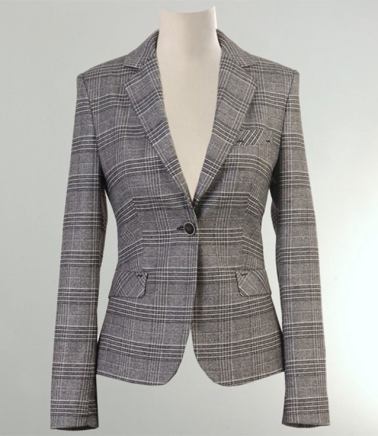 Sacou elegant stil englezesc in carouri