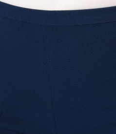 Pantaloni eleganti bleumarin