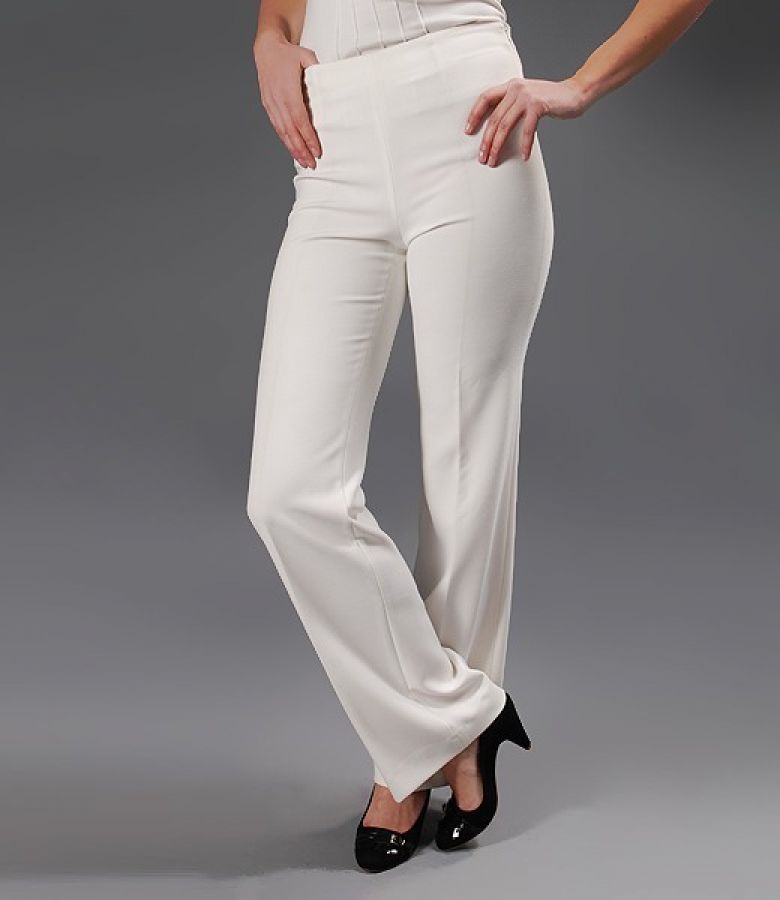 Pantaloni eleganti albi