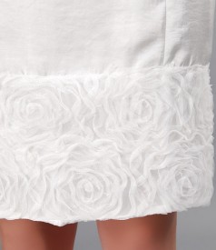 Rochie eleganta cu aplicatie dantela