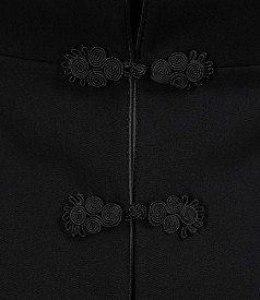 Sacou elegant cu brandemburguri
