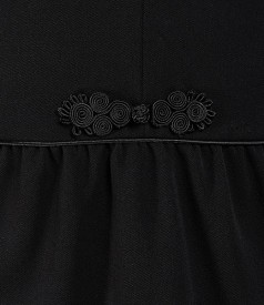 Sacou elegant cu brandemburguri