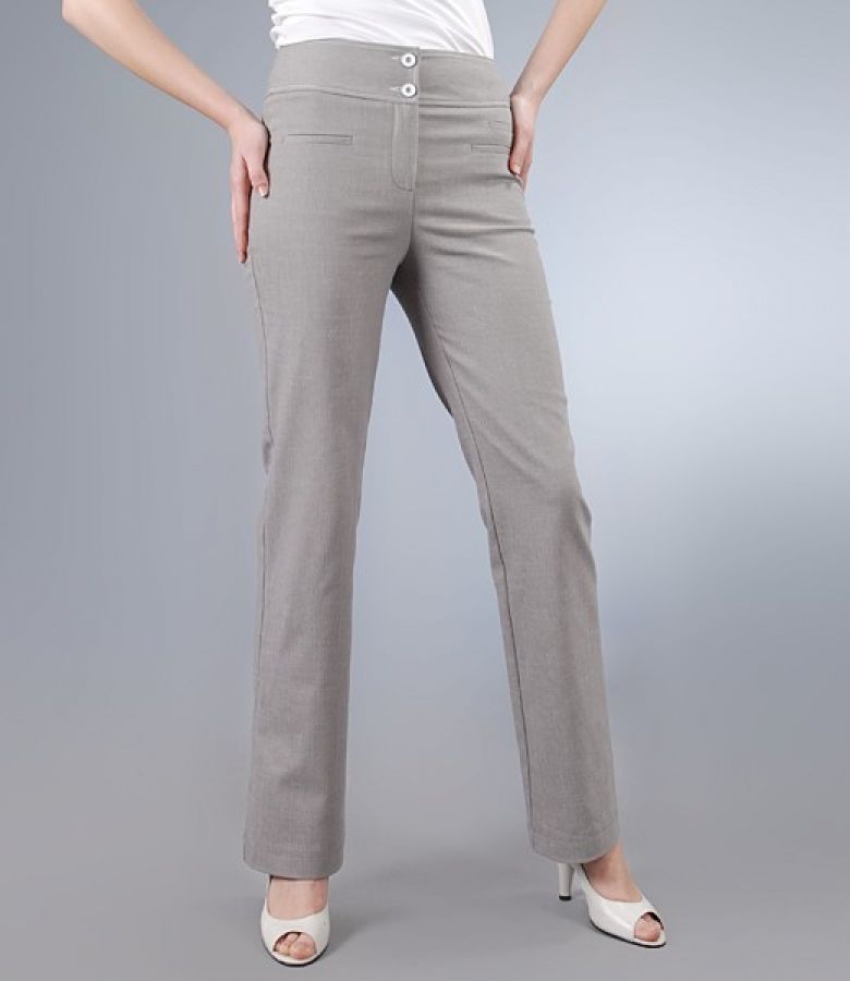Pantaloni din bumbac elastic cu tighele