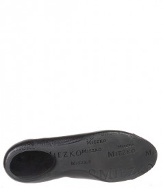 Balerini din piele neagra Miezko M1832