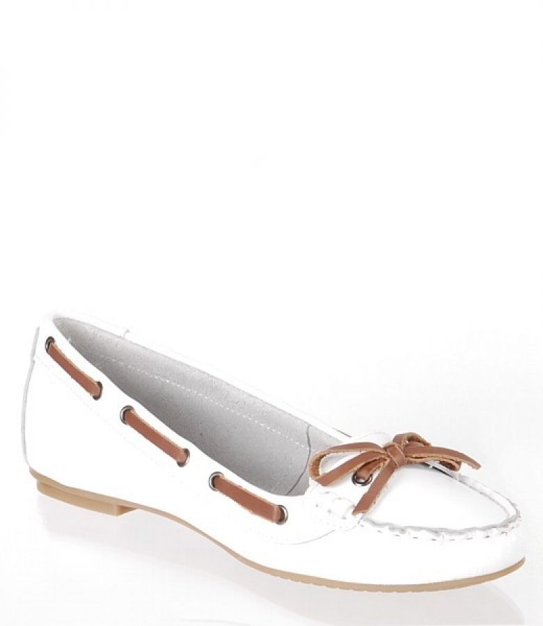 Pantofi  din piele alba Xti 29053