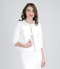 Bolero elegant din stofa elastica