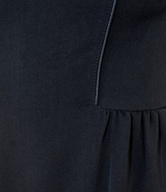 Rochie din stofa elastica cu pliuri