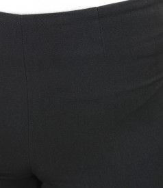 Pantaloni eleganti din stofa elastica