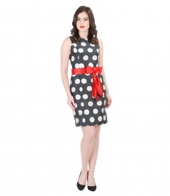 Rochie eleganta imprimata cu buline