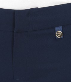 Pantaloni eleganti cu dunga