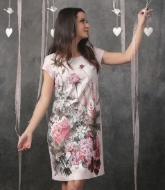 Rochie lejera cu motive florale