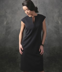 Rochie eleganta din stofa elastica