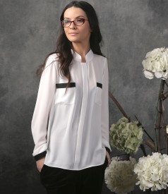 Bluza eleganta cu maneci lungi