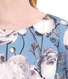 Rochie eleganta cu imprimeu floral