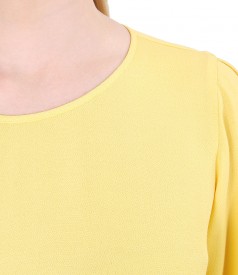Rochie evazata din viscoza