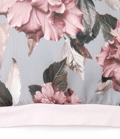 Bluza din voal cu imprimeu floral