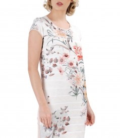 Rochie lejera cu motive florale