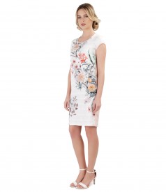 Rochie lejera cu motive florale