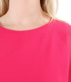Bluza eleganta cu pelerina din voal