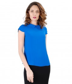 Bluza eleganta cu guler rotund