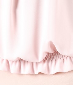 Bluza eleganta cu falduri pe fata